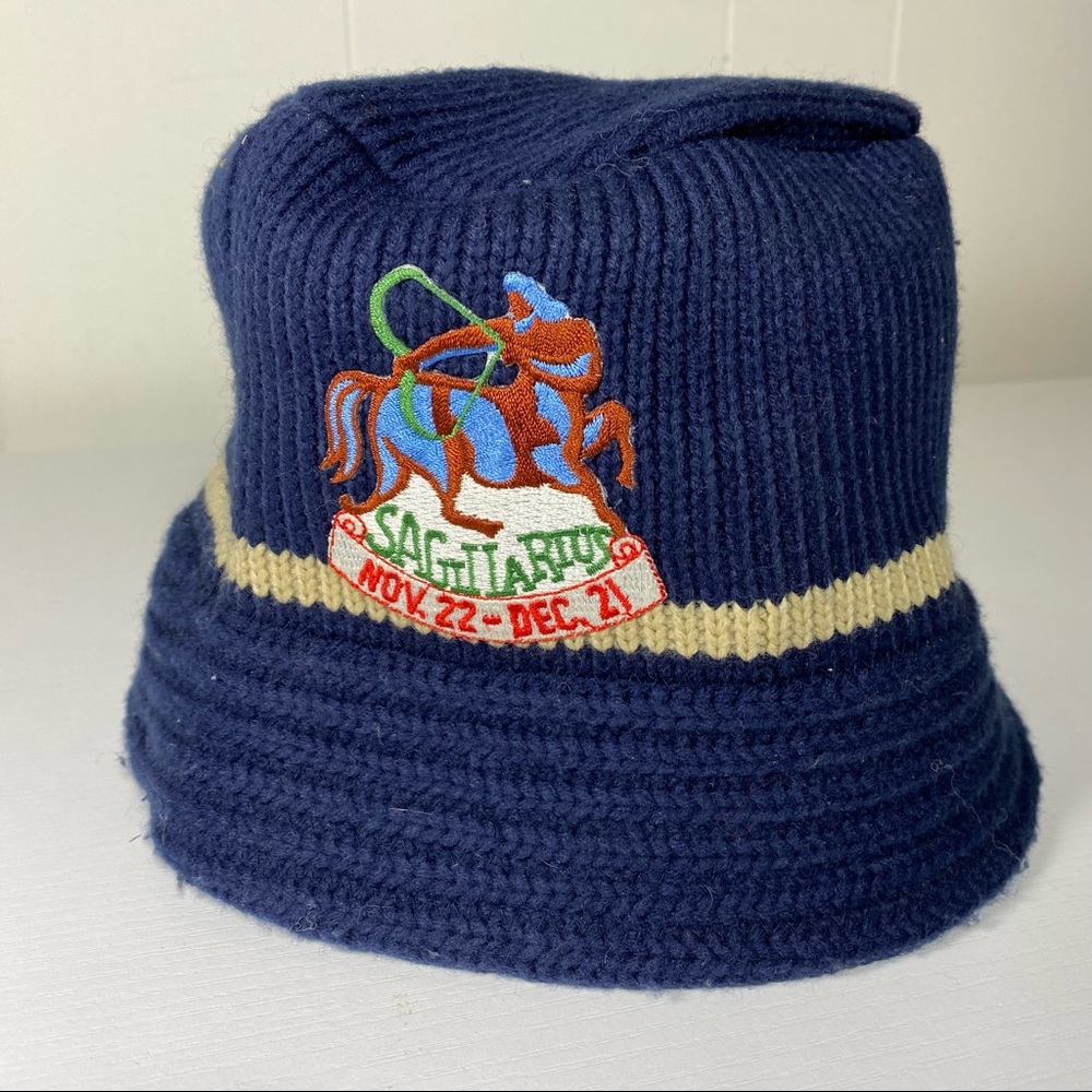 VTG Harlem Sagittarius Zodiac Unisex Bucket Hat. Made in Korea. - Picture 2 of 7